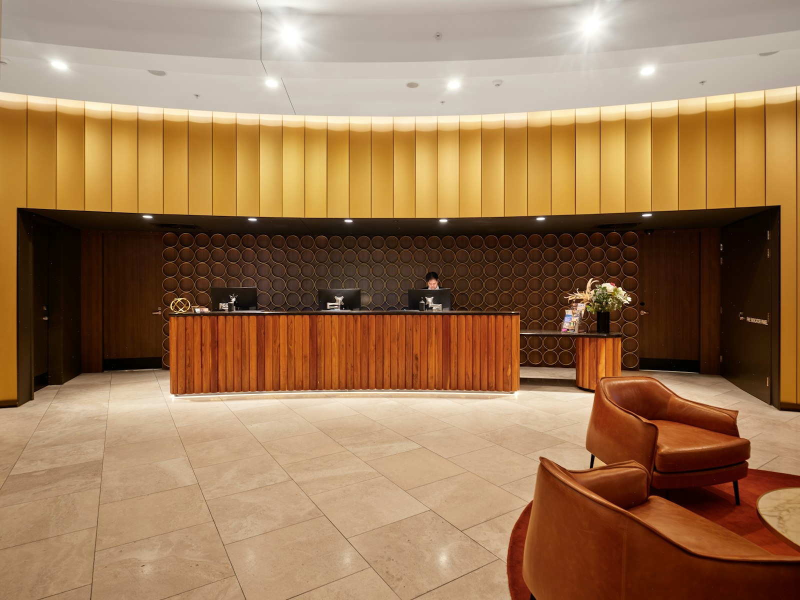 Reception area of a commercial premises